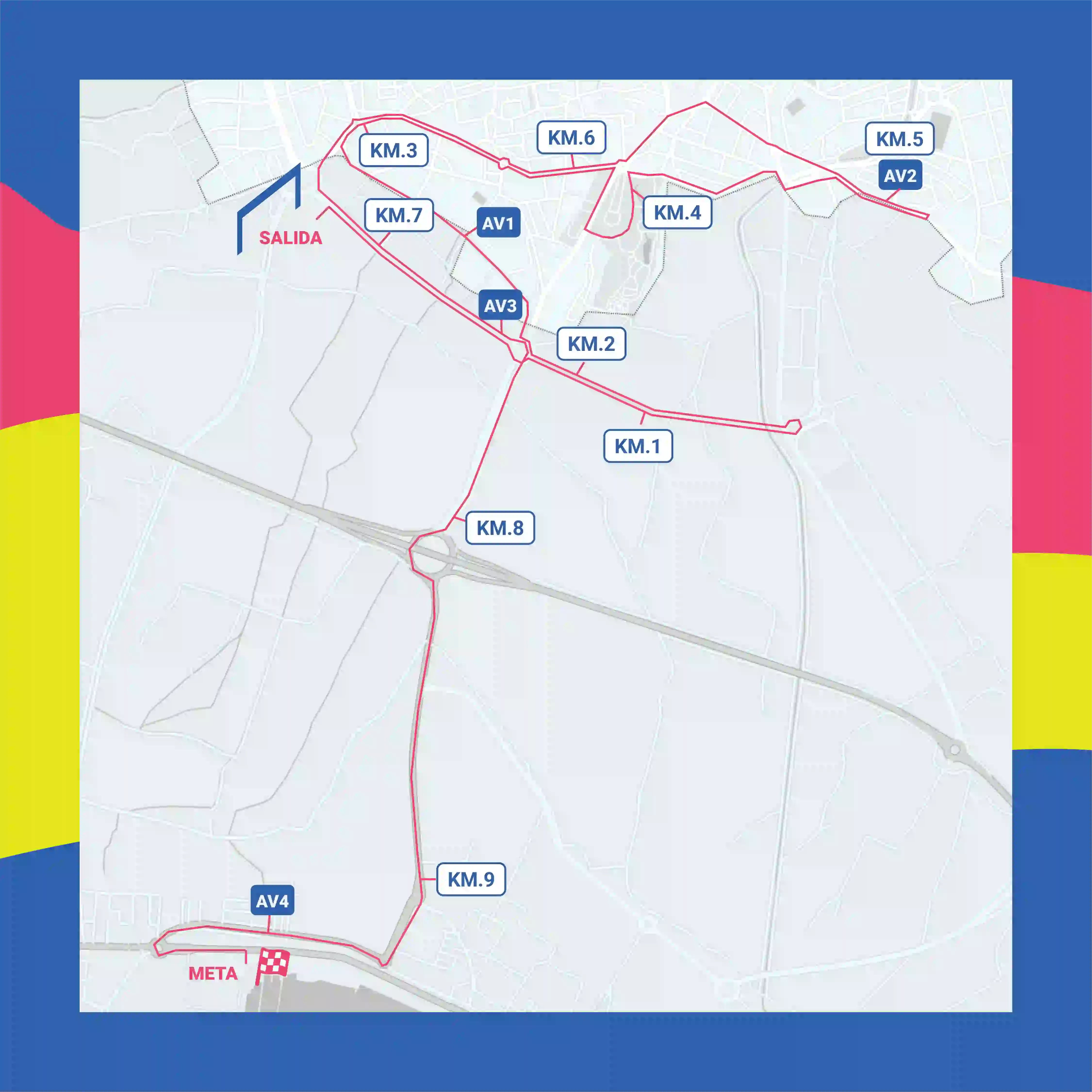 Recorrido Media Maratón Ciudad de Motril de 10 kilómetros