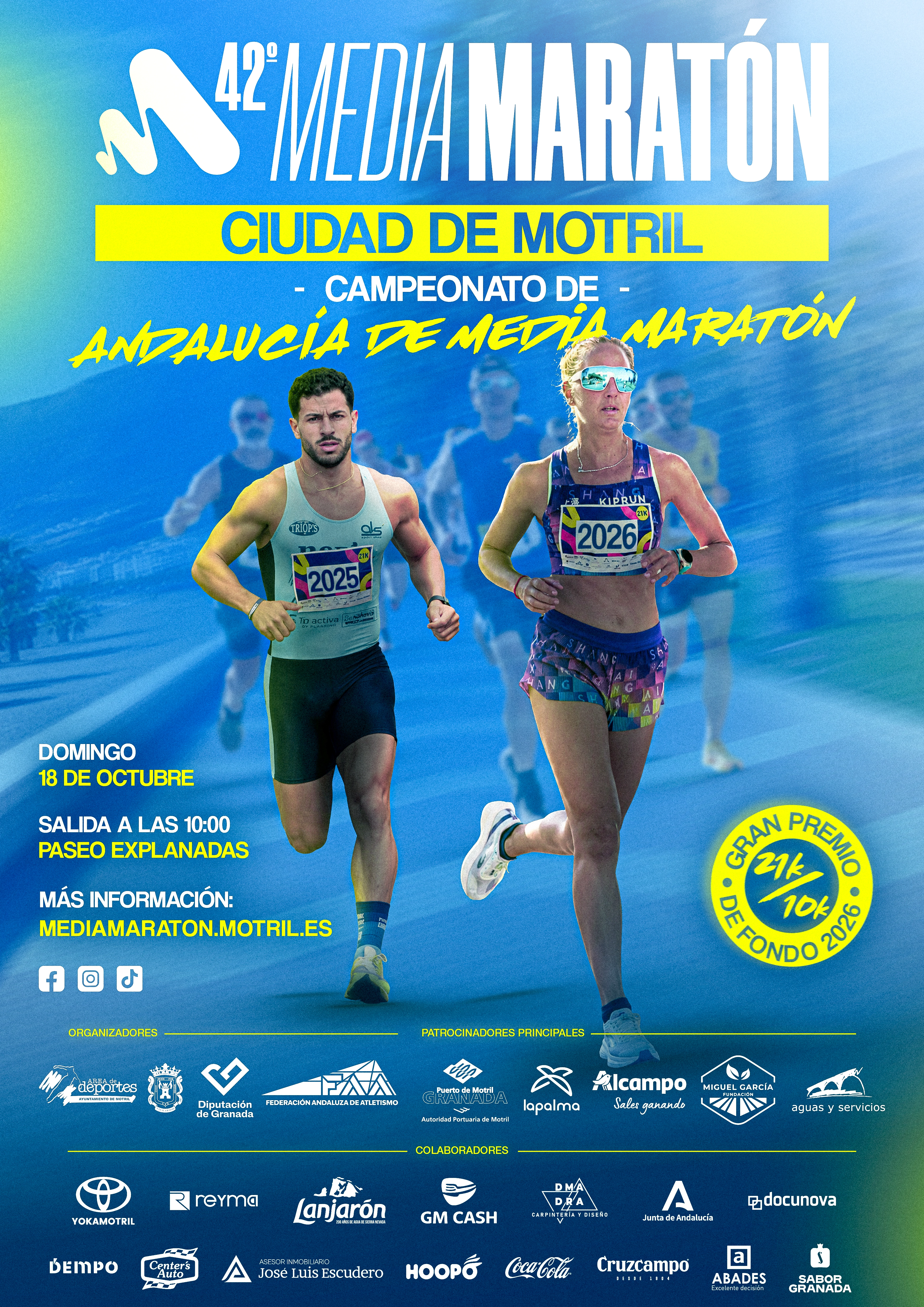 Cartel Media Maratón Motril 2026